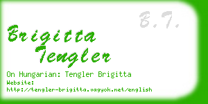 brigitta tengler business card